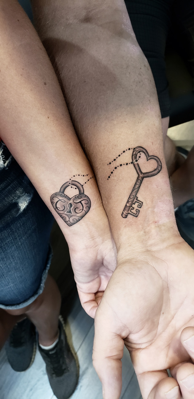 Black and Gray, Illustrative, Fine Line tattoo by Lacey McClellan